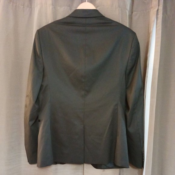 Men's Zara Black Single Button Lined Sport Jacket With Pockets Size 40 - Picture 7 of 9